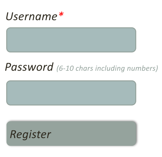 Ejemplo de formulario de registro